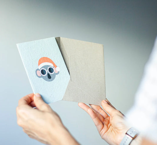 Seasons Greeting - Greeting Cards made with Plantable seeded paper