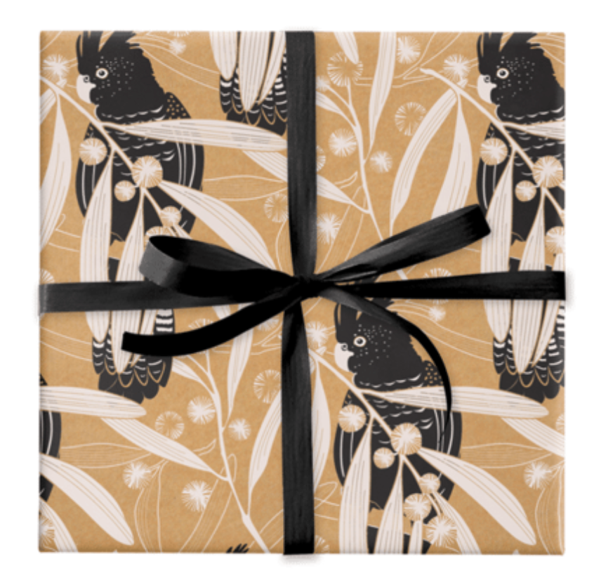 Cockatoo Recycled Brown Wrapping Paper - Roll 50m